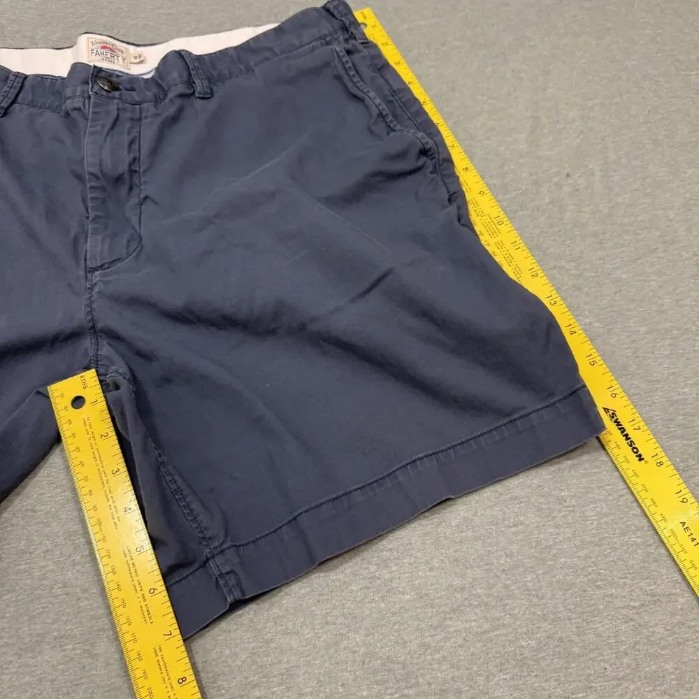 Faherty Island Life Shorts Men's 36 Blue